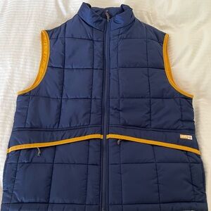 Levi's Gold Tab Mens Size L Pastime Puffer Vest Blue Relaxed Fit NEW